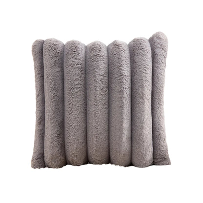 Soft Rabbit Velvet Cushion Cover Plush Winter Warm Sofa Pillow Cover Home Decor