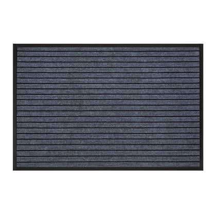 Heavy-Duty PVC Striped Door Mat Anti-Slip Outdoor Entrance Home Decor