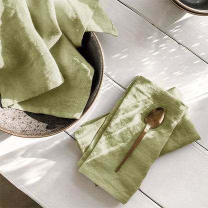 Pure Linen Napkins 4 Pack Table Setting Dining Table Decor
