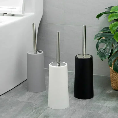 Nordic Toilet Brush with Holder Set Modern Bathroom Decor