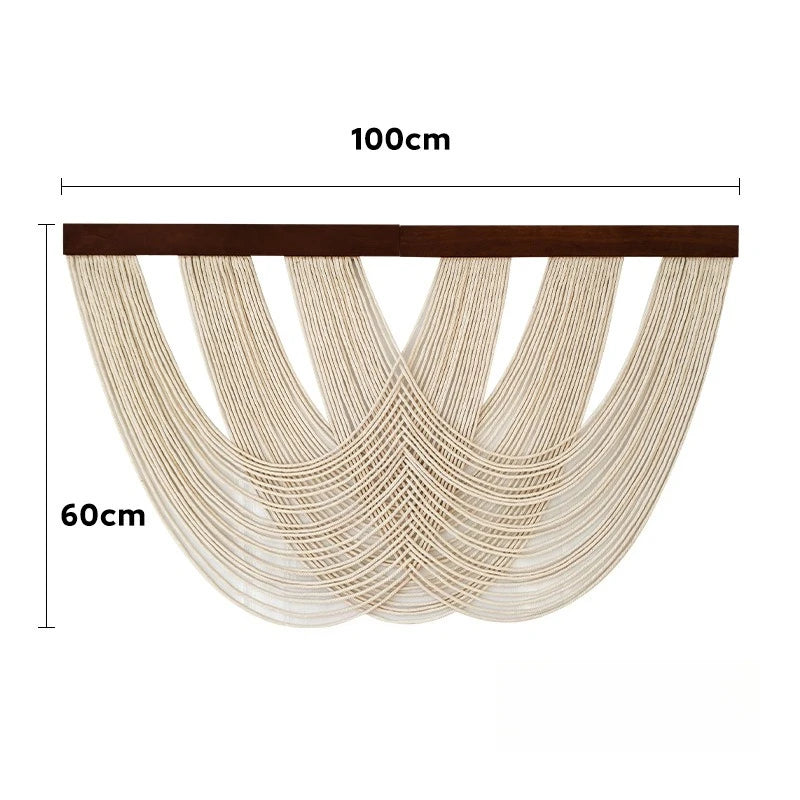 Handwoven Boho Macrame Wall Tapestry Woven Wall Hanging Home Decor