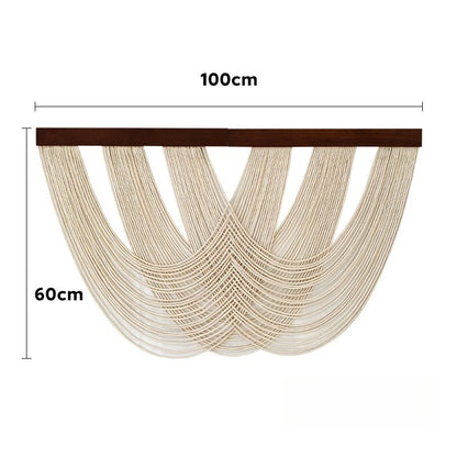 Handwoven Boho Macrame Wall Tapestry Woven Wall Hanging Home Decor