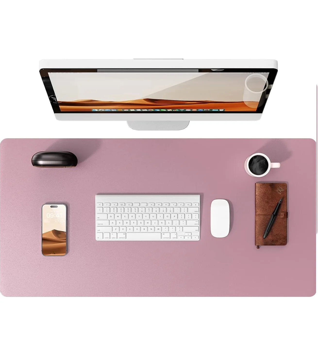 Non-Slip PU Leather Desk Pad Protector Large Office Desk Mat Home Decor
