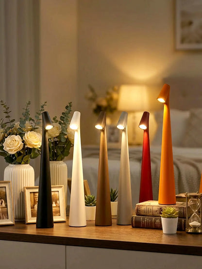 Rechargeable Wireless Touch Desk Lamp 3-Level Dimming USB Portable Home Decor