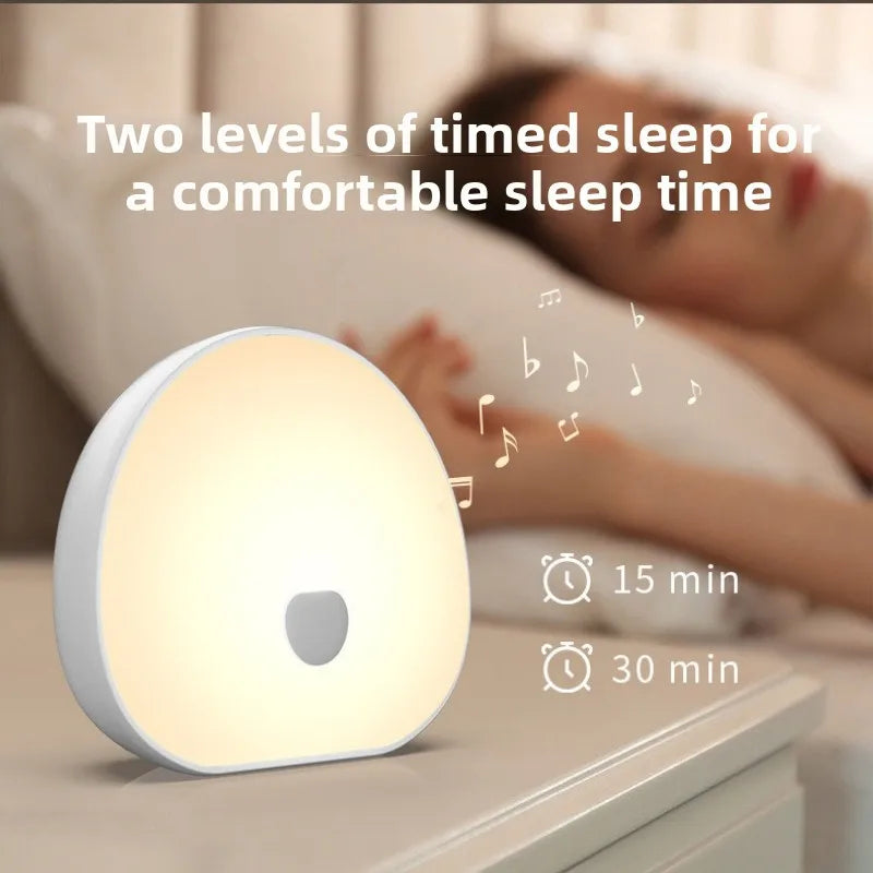 White Noise Machine with RGB Night Light Rechargeable Touch-Control Sleep Sound Home Decor