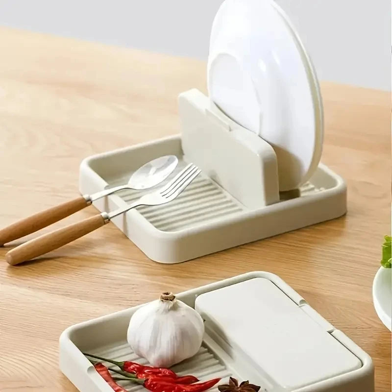 Foldable Pot Lid Holder and Spoon Rest Heat Resistant Kitchen Decor