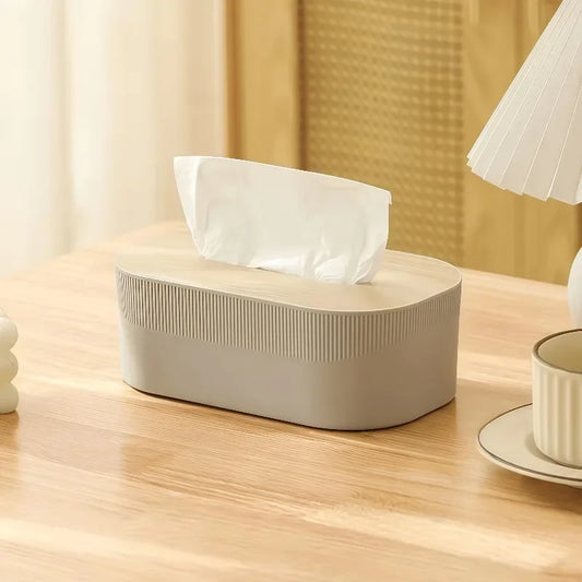 Arched Tissue Box Cover with Lid Modern Bathroom Bedroom Decor