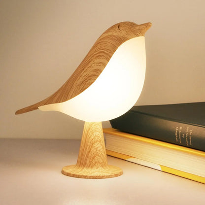 LED Touch-Control Bird Table Lamp Rechargeable USB Cordless Dimmable Home Decor