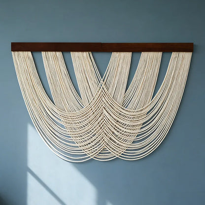 Handwoven Boho Macrame Wall Tapestry Woven Wall Hanging Home Decor