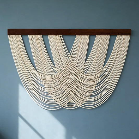 Handwoven Boho Macrame Wall Tapestry Woven Wall Hanging Home Decor
