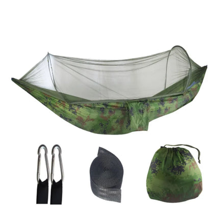 Portable Outdoor Camping Hammock with Mosquito Net Ultralight Travel Shelter