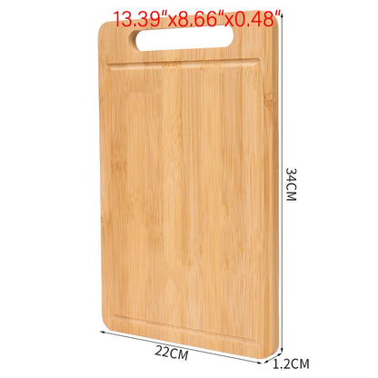 Premium Bamboo Cutting Board Natural Antibacterial Kitchen Chopping Board Decor