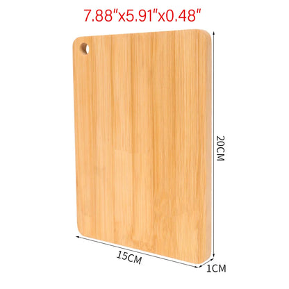 Premium Bamboo Cutting Board Natural Antibacterial Kitchen Chopping Board Decor