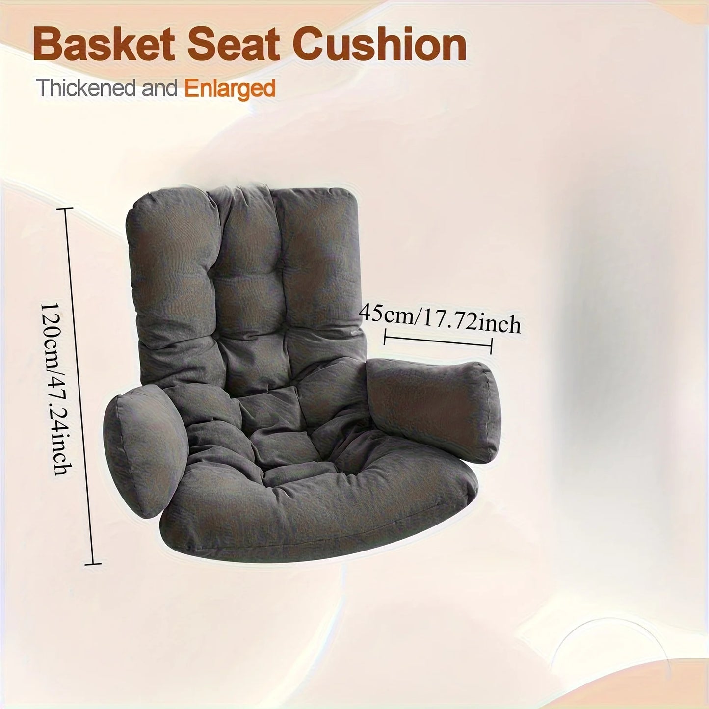 Hammock Chair Cushion Egg Shape Padded Garden Lounge Comfort