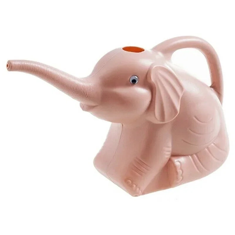 Elephant Watering Can Cute Plastic Indoor Plant Gardening Decor Kids