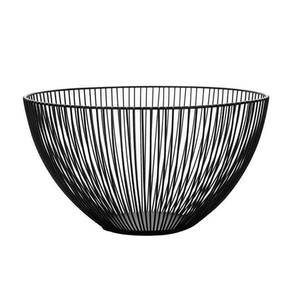 Iron Wire Fruit Basket Bowl Kitchen Table Decor