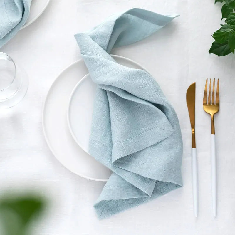 Pure Linen Napkins 4 Pack Table Setting Dining Table Decor