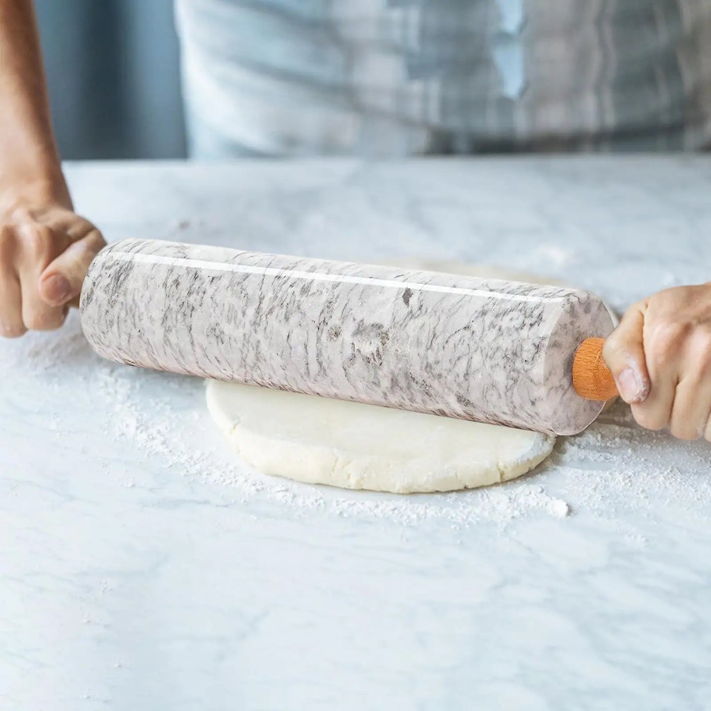 Natural Marble Rolling Pin Pastry Baking Tool Kitchen Decor Home Decor