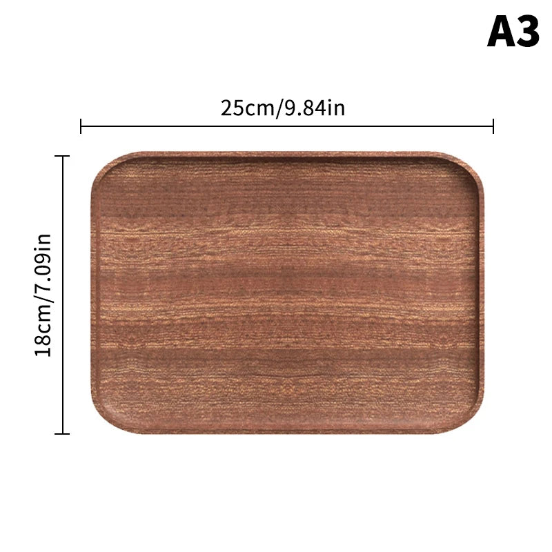 Solid Walnut Wood Serving Tray Coffee Table Decor Kitchen Home Decor