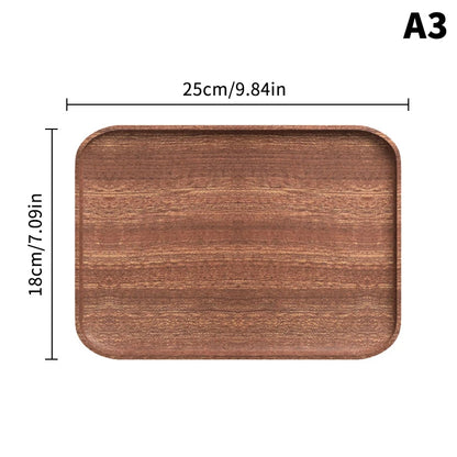 Solid Walnut Wood Serving Tray Coffee Table Decor Kitchen Home Decor