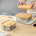Stainless Steel Bento Lunch Box Leakproof Food Container Kitchen Decor