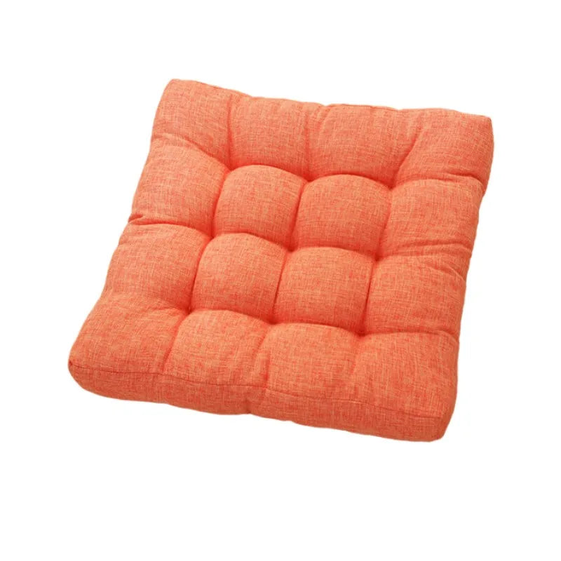 Linen Tufted Floor Cushion Square Meditation Yoga Seat Pad Home Decor