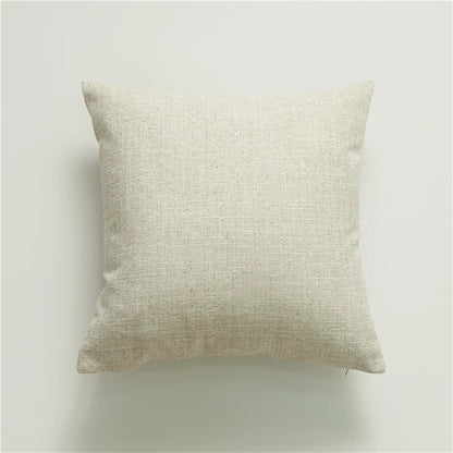 Linen Sofa Throw Pillow Cover Soft Neutral Cushion Cover Living Room