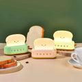 Bread Shaped Night Light Rechargeable Touch Bedside Lamp Bedroom Decor