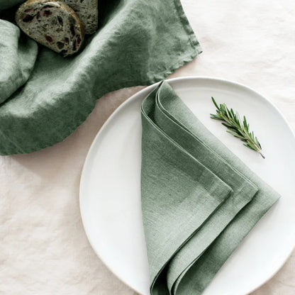 Pure Linen Napkins 4 Pack Table Setting Dining Table Decor