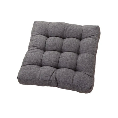 Linen Tufted Floor Cushion Square Meditation Yoga Seat Pad Home Decor