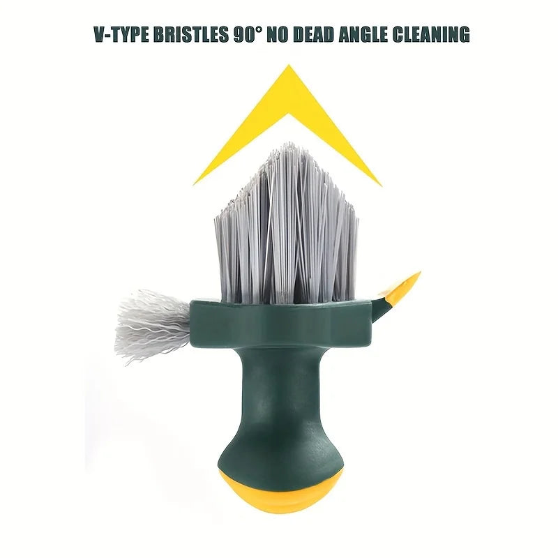 4-in-1 Gap Cleaning Brush and Squeegee Multi-Purpose Kitchen Bathroom Tool