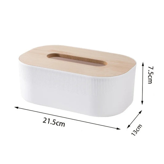 Arched Tissue Box Cover with Lid Modern Bathroom Bedroom Decor