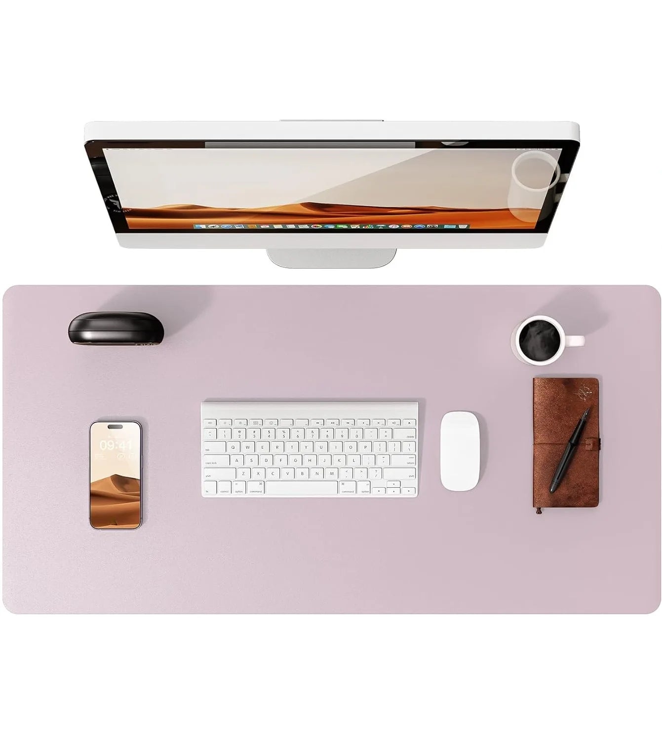 Non-Slip PU Leather Desk Pad Protector Large Office Desk Mat Home Decor