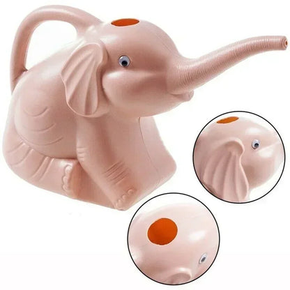 Elephant Watering Can Cute Plastic Indoor Plant Gardening Decor Kids