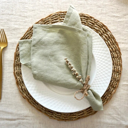 Pure Linen Napkins 4 Pack Table Setting Dining Table Decor