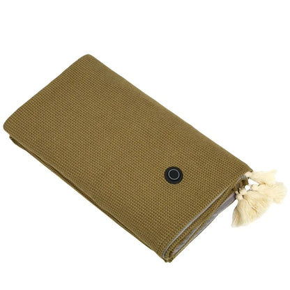 USB Heated Wearable Blanket 3 Heat Levels Washable Warm Shawl Home Office