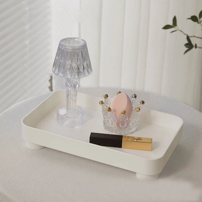 Storage Box Wooden Desk Organiser Jewellery Key Tray Bedside Table Decor