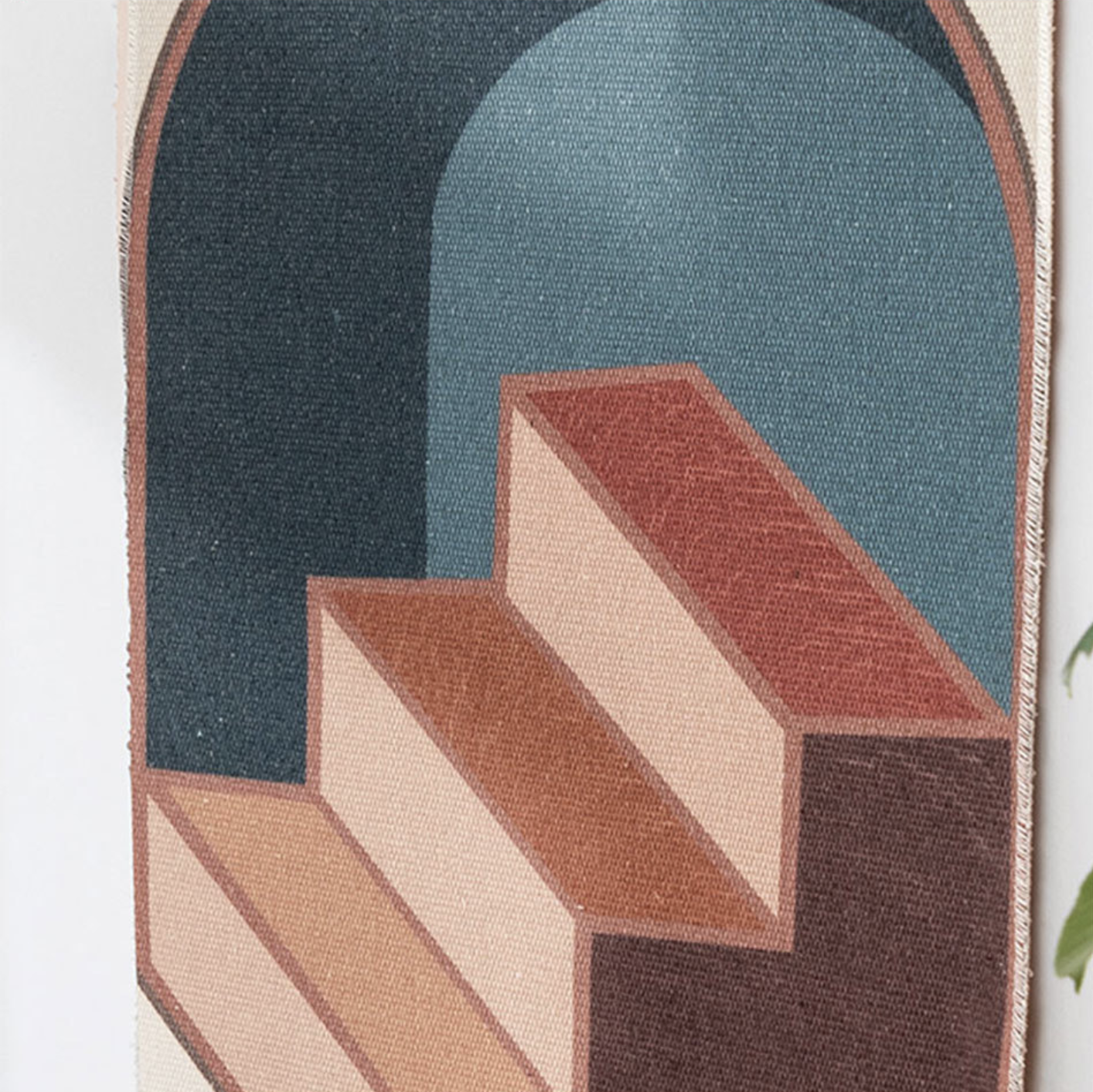 Handwoven Cotton Wall Tapestry Geometric Boho Design Home Decor