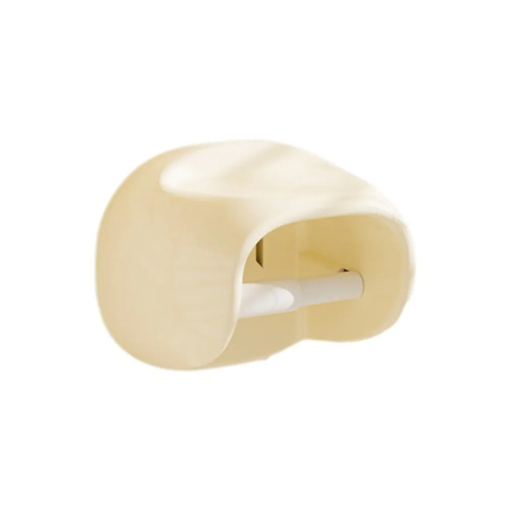 Wall Mounted Toilet Paper Holder No Drill Waterproof Storage Box