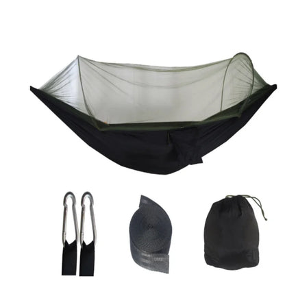 Portable Outdoor Camping Hammock with Mosquito Net Ultralight Travel Shelter