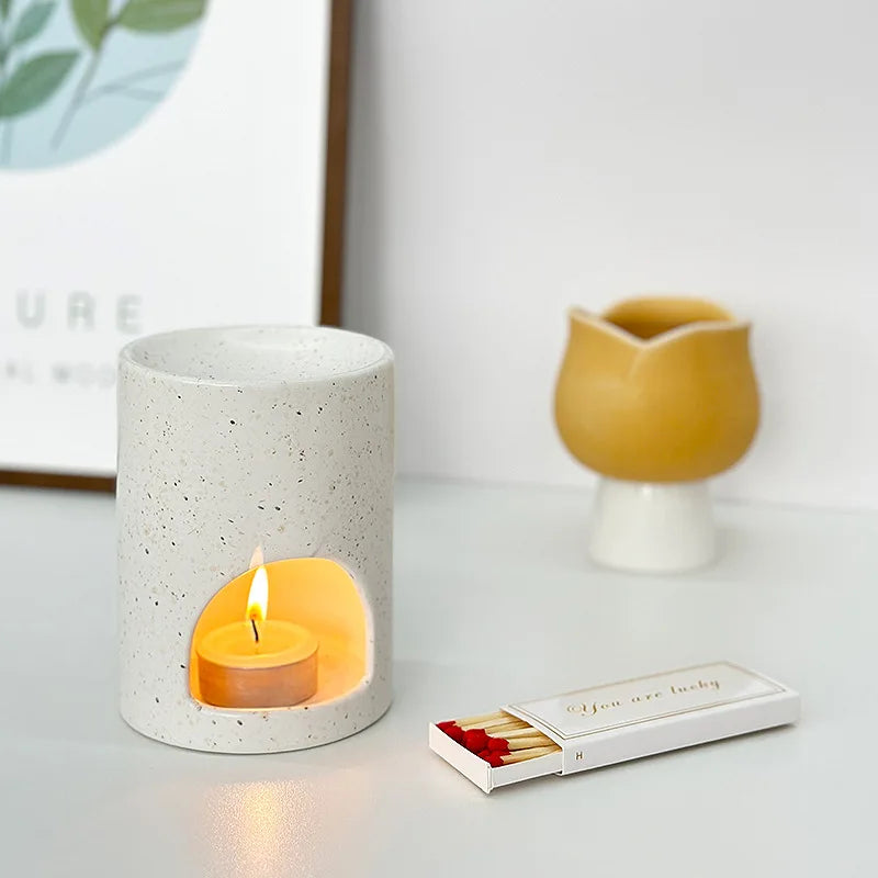 Ceramic Oil Burner and Wax Melt Warmer Tea Light Aromatherapy Home Decor