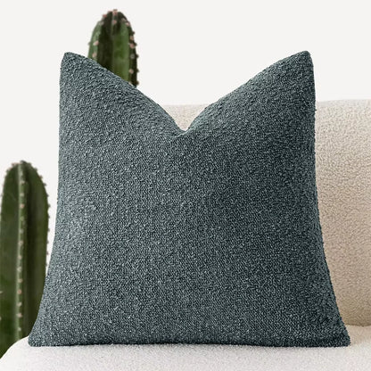 Bouclé Textured Cushion Cover Soft Looped Sofa Pillow Cover Home Decor