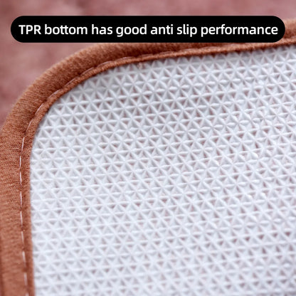 Plush Anti-Slip Bathroom Floor Mat Soft Absorbent Bath Mat Home Decor