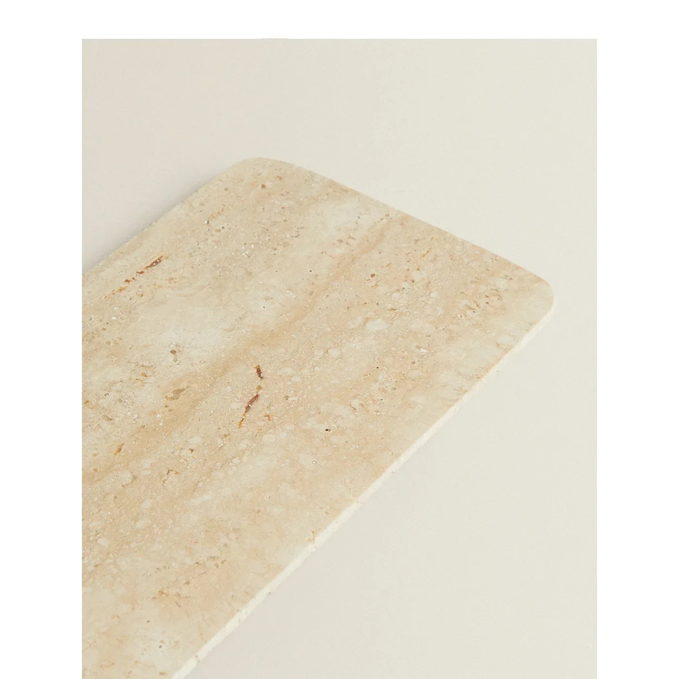 Natural Travertine Marble Tray Decorative Storage Vanity Tray Home Decor