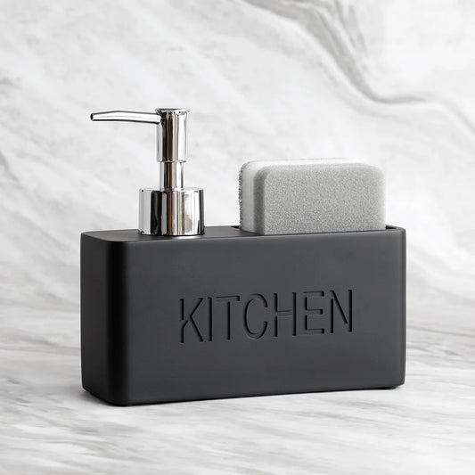 Sandstone Texture Soap Dispenser Set Bathroom Kitchen Decor