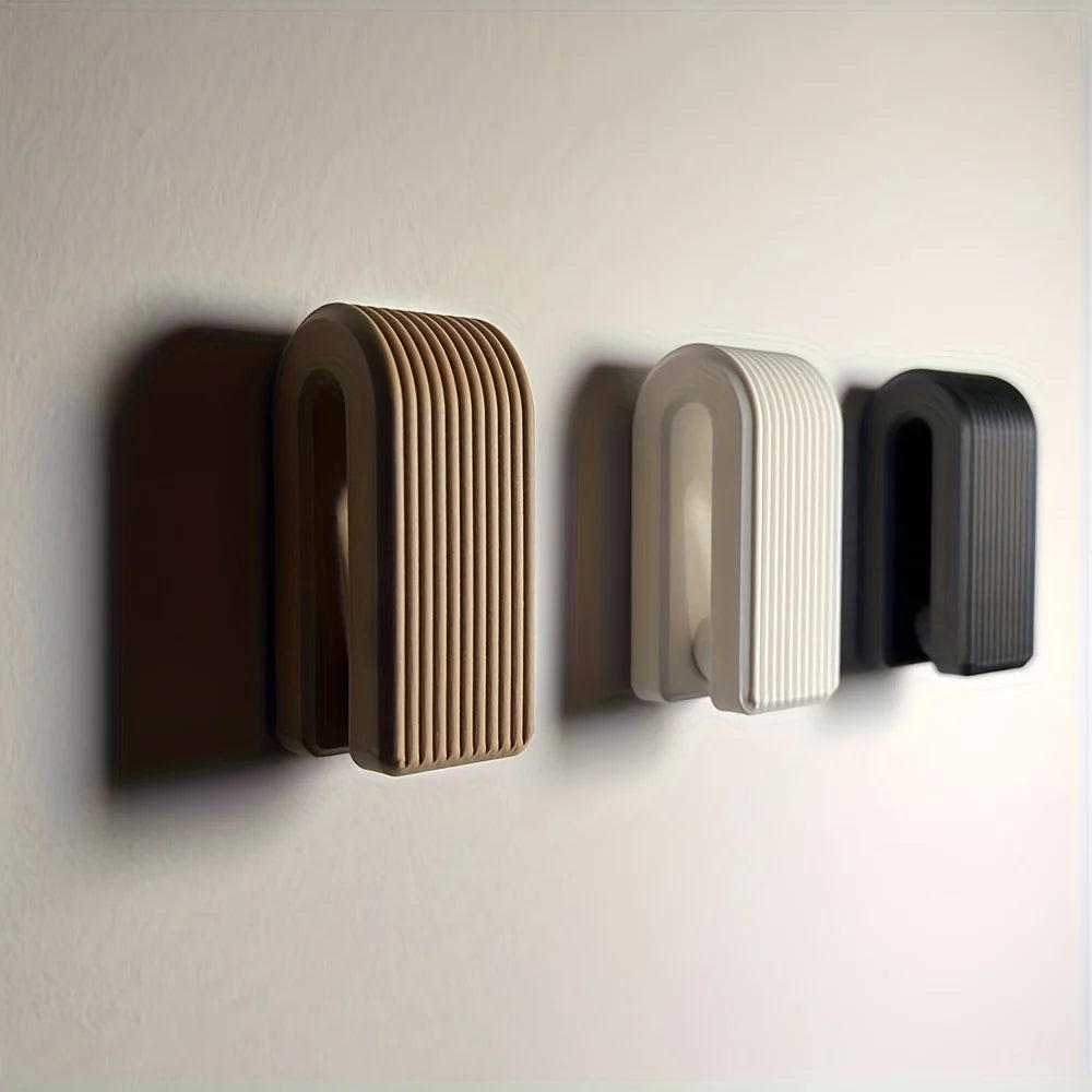 Auto-Locking Gravity Towel Hanger No Drill Wall Mount Bathroom Home Decor