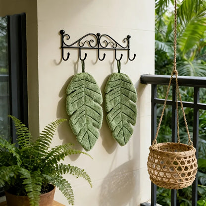 Banana Leaf Hanging Hand Towel Decorative Kitchen Bathroom Decor