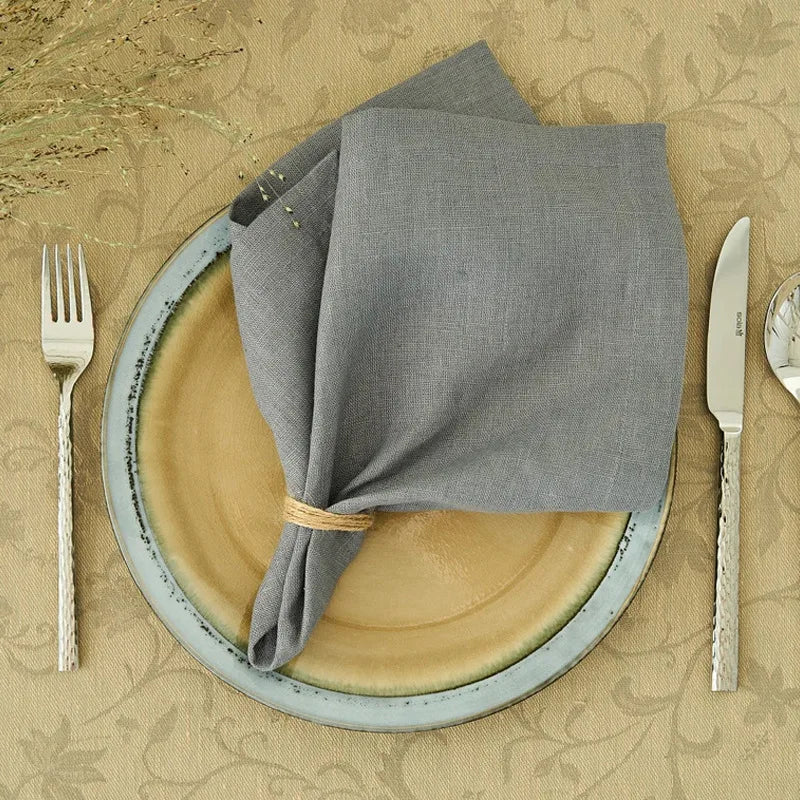 Pure Linen Napkins 4 Pack Table Setting Dining Table Decor