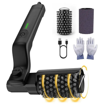 Electric Rotary BBQ Grill Cleaner Brush Wireless Stainless Steel Outdoor