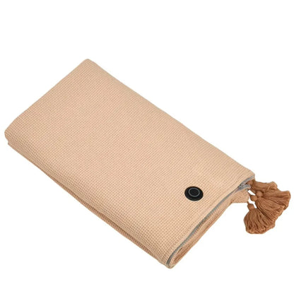 USB Heated Wearable Blanket 3 Heat Levels Washable Warm Shawl Home Office